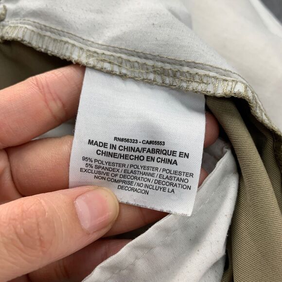 Nike Golf Short Mens 38 Beige Dri Fit Tour Performance Tech Flat Front Chino - Picture 9 of 12